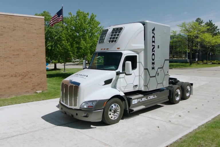本田推出氢燃料电池重型半挂卡车